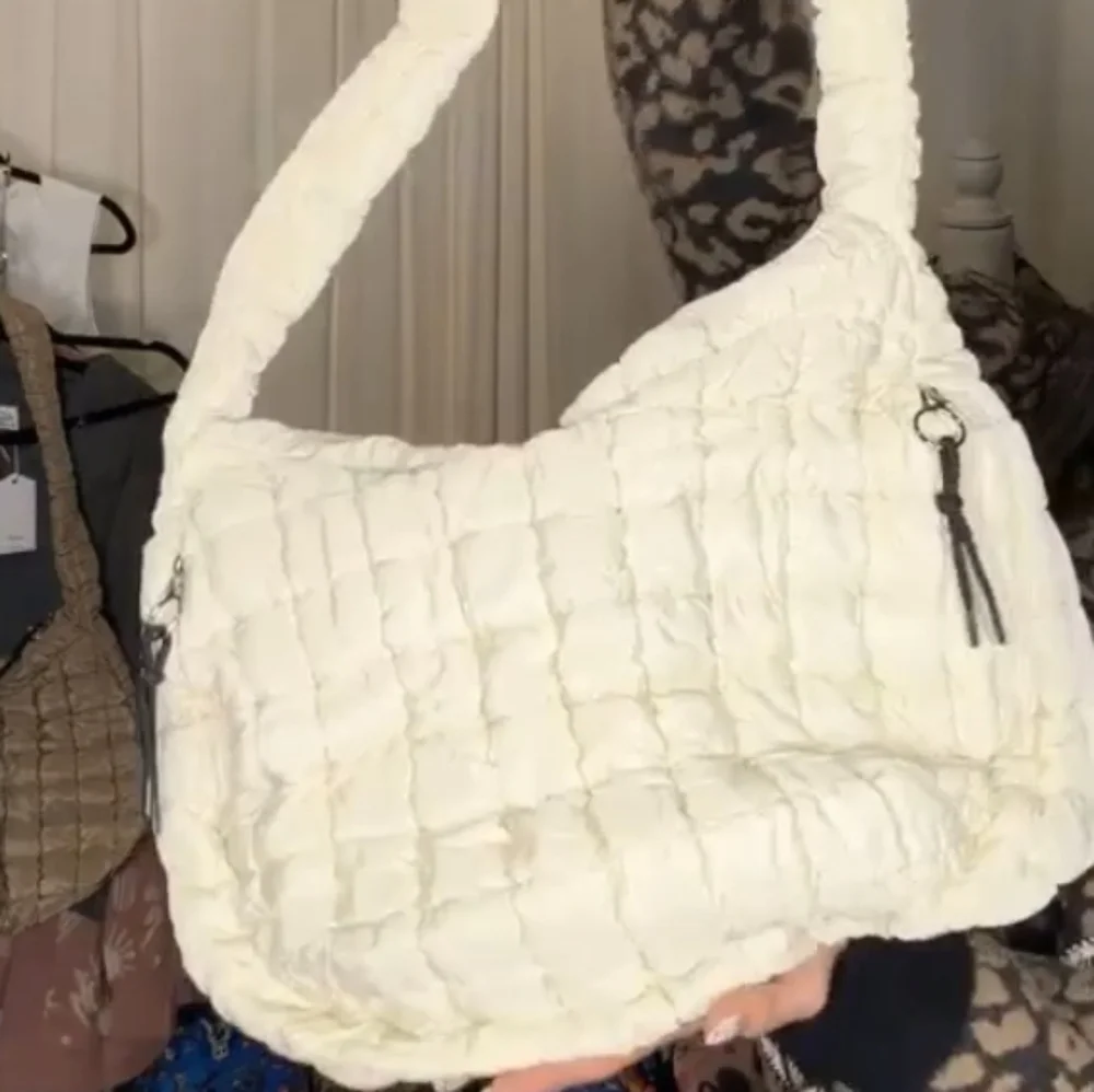 Cream Quilted Shoulder Bag NWT